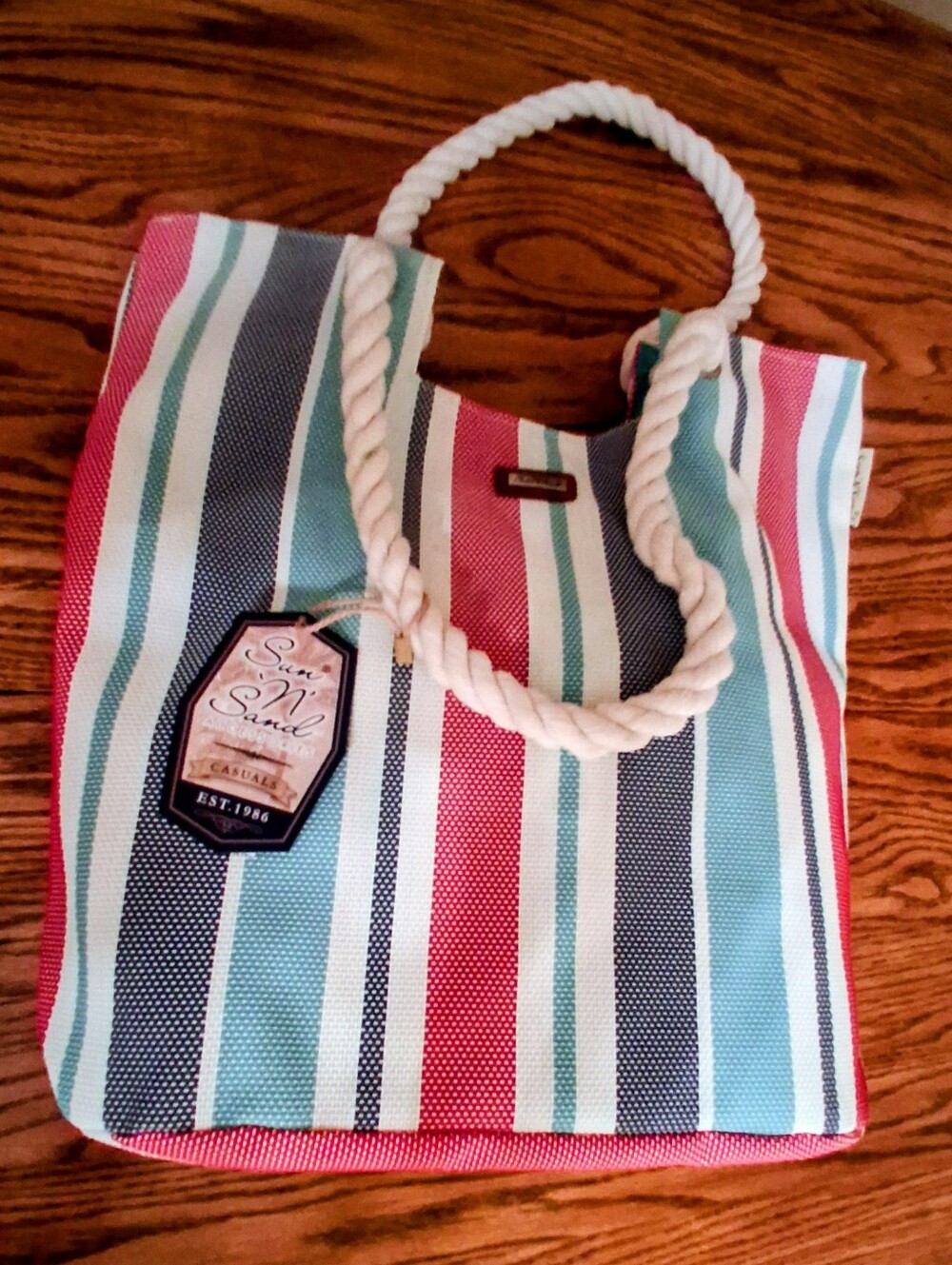NWT Sun 'N Sand Casual  Bag, Beach Tote, All Purpose.